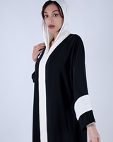 Robe Abaya Musulmane d'Été Modeste à Manches Longues Respirante Vêtements Islamiques pour Femmes Conception Personnalisée Logo Service OEM Vente en Gros