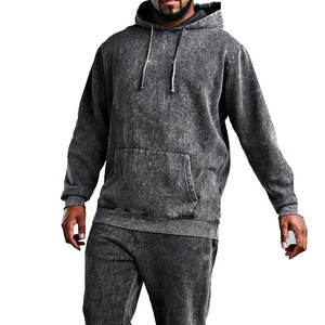 Chándal de lavado ácido Tela ligera Suave y cómodo Perfecto para Estilo de vida informal y activo Chándal de lavado ácido - Product Image 6