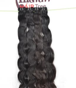 Extensiones de Cabello Humano Virgen Indio Natural al 100% a Precio de Mayoreo, Color Negro, Ondulado, Grado Remy - Product Image 4