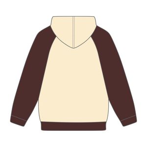 Autism Awareness Chenille Embroidery <b>Neutral</b> Raglan Sleeves Pullover Hoodie Unisex Cotton Fleece Sweatshirt Autism Design - Product Image 3