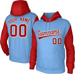 Sudadera personalizada superior de servicio rápido-Hombres jóvenes, Personalice sus propias sudaderas con capucha Logotipo de número de nombre de equipo cosido - Product Image 3