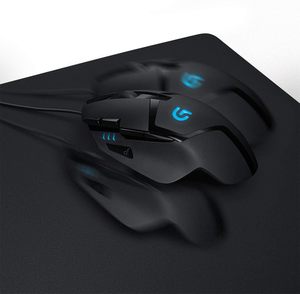 Alfombrilla de ratón para juegos de silicona <span class=keywords><strong>Logitech</strong></span> G640 enrollable y estable con fricción superficial moderada y textura consistente negro - Product Image 5