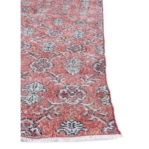 Alfombra de Lana Anudada a Mano con Diseño Floral Rojo y Naranja Vintage, Rectangular, para Sala de Estar, Decoración del Hogar, para Pasillo-Pae-2317 - Product Image 4