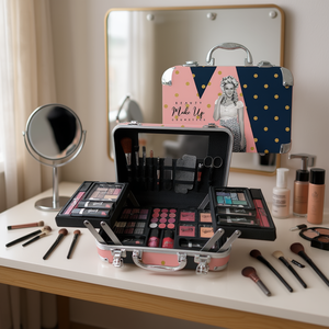 Valigetta per Trucco XXXL per Strumenti e Set per la Cura delle Unghie, Spazio Extra Large per Truccatori Professionisti - Product Image 3