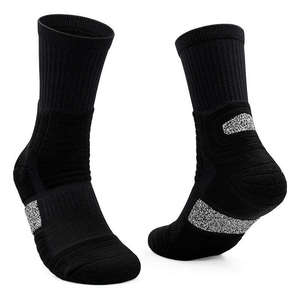 Women's Cotton Yoga <b>Grip</b> <b>Socks</b> for Pilates Non-Slip Terry Thick Terry for Winter Sports Knitted in Plain Solid Color - Product Image 6