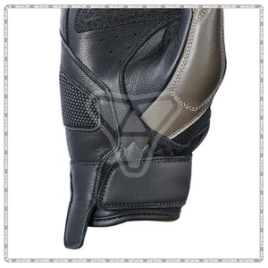 Gants de moto en cuir respirant pour hommes avec écran tactile Gants de course d'hiver confortables pour les motocyclistes - Product Image 6