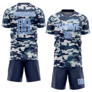 Ensemble d'uniformes de football unisexe tout usage 100% polyester respirant à séchage rapide, couleurs imprimées personnalisables, caractéristiques de design personnalisables - Product Image 5
