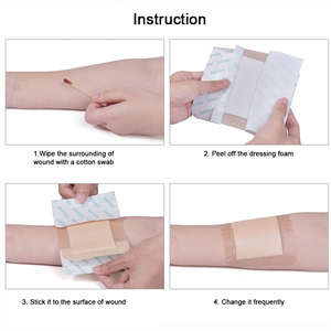 BLUENJOY Ulcère de pression Ulcère Pansement en mousse de silicone Vecal hautement absorbant avec <span class=keywords><strong>Borm</strong></span> pour Ware Bandage Offre Spéciale en Corée au Royaume-Uni - Product Image 5