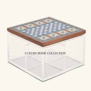 Caja dulce con base acrílica de metal de diseño único con estilo de acabado antiguo para ocasiones de regalo festivas de embalaje dulce de lujo - Product Image 5