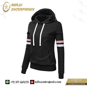 Jersey de manga larga a rayas para mujer, sudaderas con capucha de lavado ácido 3D con bolsillos, sudaderas con capucha a granel para mujer - Product Image 3