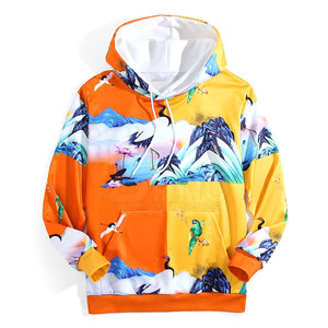 Sudaderas con capucha de sublimación de manga larga de último diseño para adultos, moda transpirable y fácil con cremallera, ropa de invierno, talla 6XL - Product Image 1