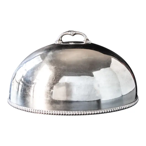 Plat de nourriture en acier inoxydable personnalisé meilleure qualité artisanat réchauffeur isolé dôme plat plaque dôme couvercle de nourriture - Product Image 1