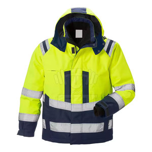 Chaqueta de seguridad para hombre más vendida, diseño personalizado, ropa de trabajo reflectante de alta visibilidad con soporte de logotipo, fabricación de alta calidad - Product Image 1