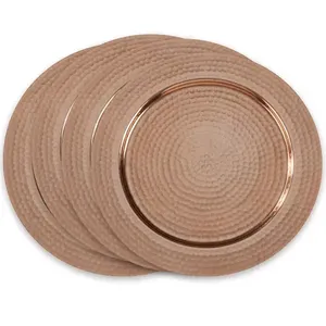 Plato de Presentación de Acero Inoxidable, Color Antiguo, Patrones Artísticos Vintage, Acabado Pulido para Restaurantes de Alta Cocina - Product Image 5