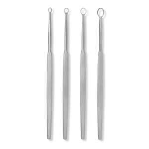 Meyhoefer 6 pièces Chalazion Curettes Set 1mm-3.5mm Poignée plate 5 pouces Instruments chirurgicaux Source d'alimentation manuelle par Debonairii - Product Image 3