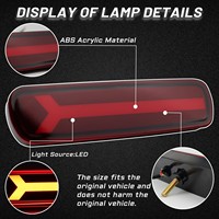 LUMA Remplacement 1 paire gauche et droite de réflecteurs de pare-chocs arrière à LED, compatible avec Lexus LX470 1998-2007