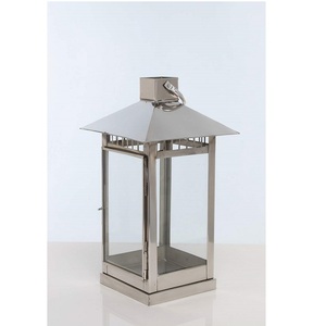 High Quality Stainless Steel Glass <b>Candle</b> <b>Lantern</b> Elegant Hanging Design <b>for</b> Home Decoration New From Exporter Manufacturer - Product Image 3