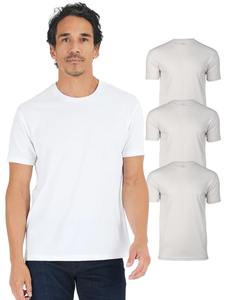 Camiseta de LICRA y algodón ajustada de calidad superior OEM para hombre, camiseta atlética de secado rápido, camisetas deportivas en blanco para entrenamiento de ajuste muscular para hombre - Product Image 4