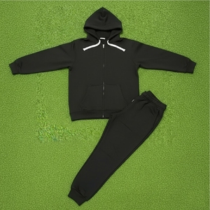 Ensemble de survêtement léger 280 g/m² – Hoodie et pantalon de jogging oversize – Tendance USA/Europe – Molleton technique écoresponsable - Product Image 1