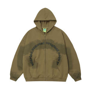 Sweat-shirts à capuche pour hommes sur mesure haut de gamme, streetwear unisexe, pull à capuche décontracté personnalisé, logo imprimé, sweat-shirts à capuche vierges pour hommes - Product Image 2