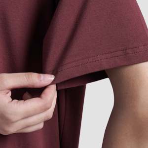 เสื้อยืด GA Unstoppable Jersey สีมารูน ผ้าฝ้าย 100% สำหรับออกกำลังกาย - Product Image 6