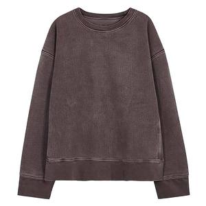 Sweatshirt à motifs personnalisés pour hommes Tendance à porter Collection hiver pour hommes délavés à l'acide Sweatshirts en molleton de coton pour hommes - Product Image 1