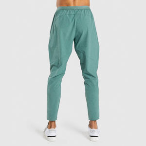 Pantalones Deportivos de Cintura Media para Hombre, Pantalones de Chándal Cómodos para Fitness, Impresión de Logotipo Personalizado, Nueva Tela de Lona de Algodón - Product Image 2