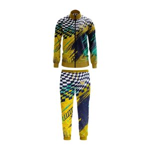 Nuevo chándal personalizado para correr, chándal para hombre, ropa deportiva de poliéster, chándal personalizado con cremallera, chaquetas y pantalones, traje para correr - Product Image 2