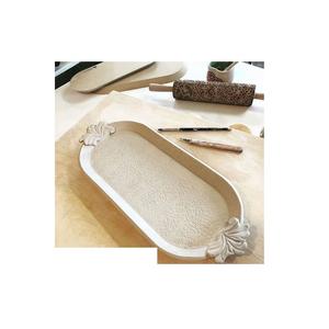 Bandeja de cerámica única para servir diseñada para el entretenimiento del festival con una presentación elegante de golosinas dulces y saladas - Product Image 6