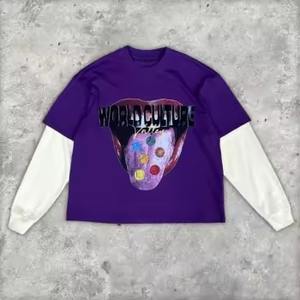 Sweats à capuche en coton vierge surdimensionnés personnalisés pour l'hiver Pull pour hommes Unisex Bulk Plus Size Men's Hoodies - Product Image 5