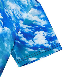 Half Sleeve <b>Beach</b> Wear Sublimation T-<b>Shirts</b> High quality <b>Shirt</b> <b>Men</b> 180 Gsm Materia 100% Cotton Polyester microfiber Customized - Product Image 3