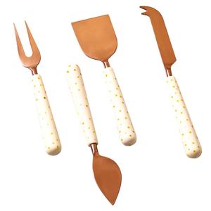 Ensemble de cuillères de service en acier inoxydable de qualité supérieure, manche long et ondulé, design unique, aspect moderne, couverts - Product Image 6