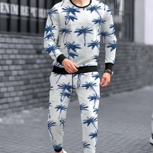 Chándal Reversible de Alta Calidad para Hombre, Talla Grande, Cómodo, Estampado Otoñal, Cortavientos - Product Image 3