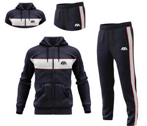 Survêtement d'entraînement respirant à séchage rapide pour hommes, vêtements de sport avec logo, pantalon de jogging et chemise, vêtements d'entraînement - Product Image 4