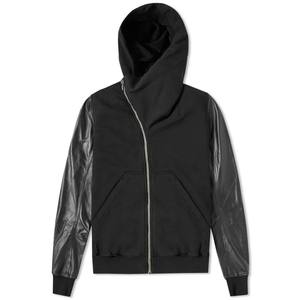 Sudadera con capucha de manga de cuero Letterman Varsity chaquetas Biker motocicleta gran oferta hecho a medida grueso polar de gran tamaño con capucha transpirable - Product Image 6