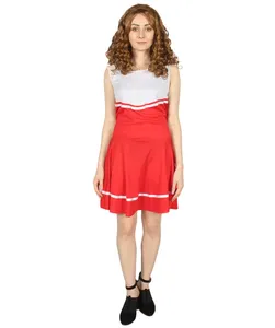 Lycée pom-pom girl uniforme rétro femmes Cosplay Costume tenue robe Cheerleading uniformes