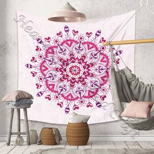 Tapiz de Mandala Hippie para decoración de dormitorio, tapiz psicodélico con estampado personalizado, bohemio, grande - Product Image 1