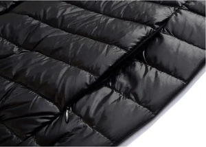 Léger hommes à capuche coton veste automne hiver manteau coupe ample chaud matelassé survêtement grande taille décontracté mode longue eau - Product Image 6