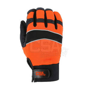 Gants de mécanicien en bon matériau de marque privée Gants de mécanicien en cuir personnalisés avec votre propre conception - Product Image 2