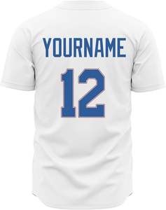 Jersey de béisbol transpirable cosido con impresión digital por sublimación de diseño personalizado - Product Image 2