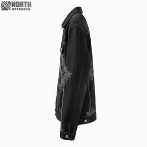 2025 nouvelles vestes en jean élégantes Hip Hop personnalisées en gros pour hommes disponibles dans tous les styles et designs-veste en jean pour hommes - Product Image 6