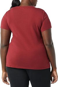 T-shirts décontractés anti-boulochage à col en V pour femmes et hauts de sport en gros : Vêtements de sport de haute qualité en gros du fabricant premium - Product Image 4