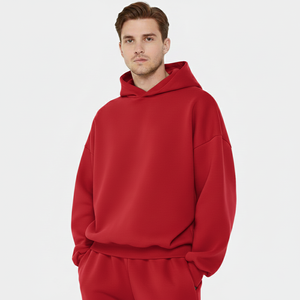 Sudadera con Capucha Unisex de Diseño Nuevo, Estilo Holgado con Hombros Caídos, Tejido French Terry, Absorbe la Humedad, 100% Algodón, Gruesa y de Alta Calidad para Invierno - Product Image 4