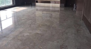 Carreaux de marbre gris de Bali, surface flammée, épaisseur 17 mm, découpe sur mesure pour usage hôtelier, salle de bain, cuisine, design moderne, marbre gris d'Indonésie - Product Image 6