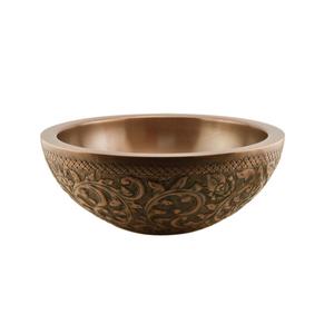 Évier de cuisine sous le comptoir en cuivre et en métal gaufré de qualité supérieure pour la maison - Product Image 2