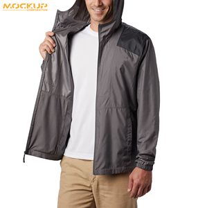 Veste coupe-vent à capuche fine de haute qualité pour homme 2024, respirante, écologique, design personnalisé pour l'hiver, style streetwear, enduite - Product Image 6