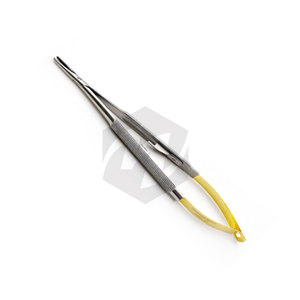 Castroviejo Micro Porte-Aiguille 14cm Instruments Médicaux Chirurgicaux Embouts en Carbure de Tungstène Mâchoires Dentelées Grip Microchirurgie Ophtalmique - Product Image 6