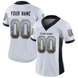 Camiseta de fútbol americano para hombre, cómoda sublimación personalizada, diseño cosido bordado duradero, uniforme deportivo de equipo atlético - Product Image 5