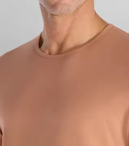 Fabricantes de ropa Camiseta deportiva básica de alta calidad para hombre Ropa de diseñador modal de algodón Ropa de gimnasio Camisas para hombres - Product Image 2