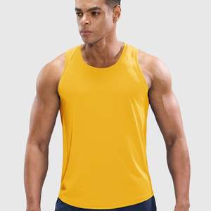 Hommes décontracté Fitness sport débardeur gilet séchage rapide respirant 100% coton sans manches T-Shirt haute qualité tricoté vêtements de sport - Product Image 2